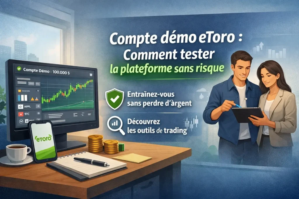 Compte démo eToro et outils de trading