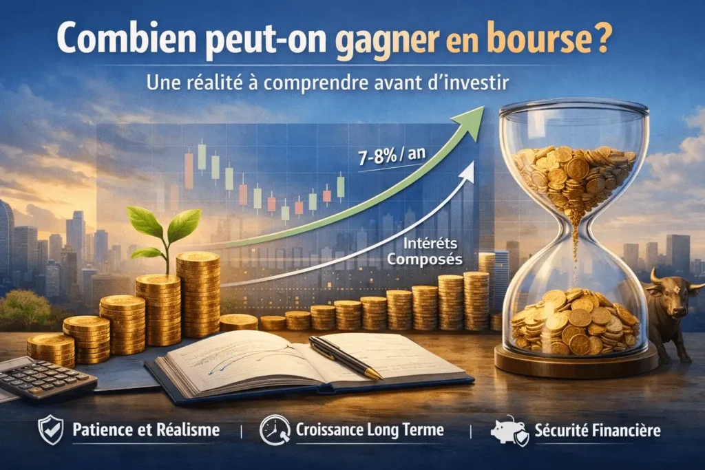 combien peut on gagner en bourse