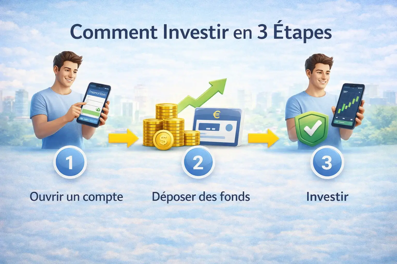 comment investir en 3 étapes