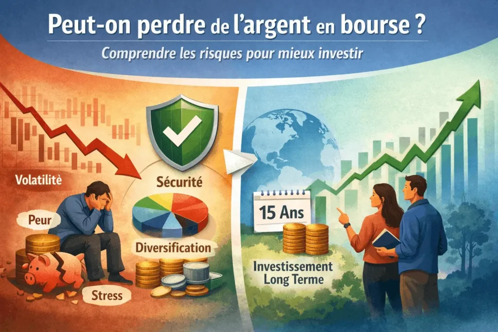 peut on perdre de l'argent en bourse