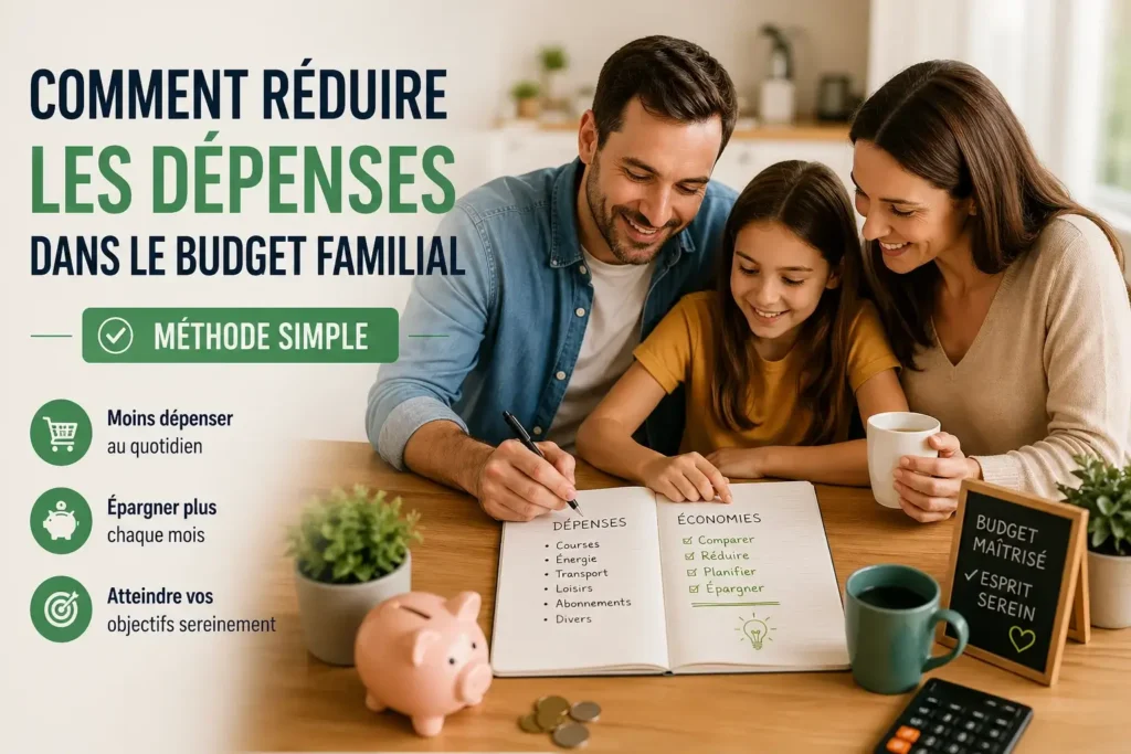 Comment réduire les dépenses dans le budget familial