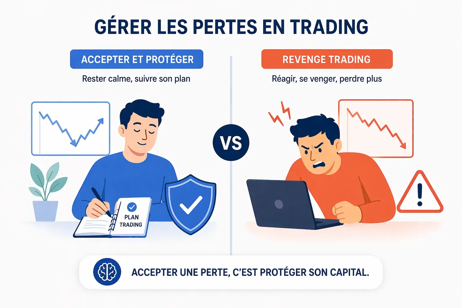 plan de trading et gestion du risque pour garder une approche rationnelle en bourse