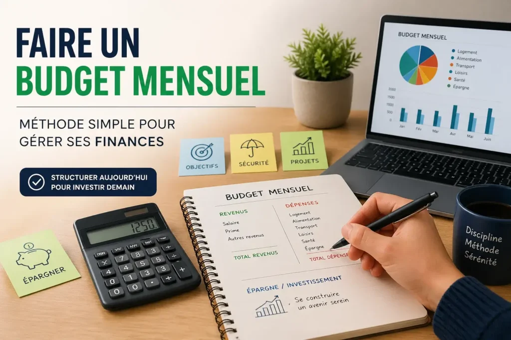 faire un budget mensuel